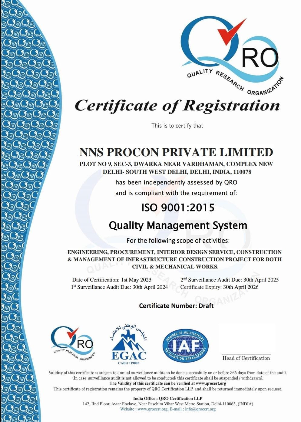 nns certificate nns certificate